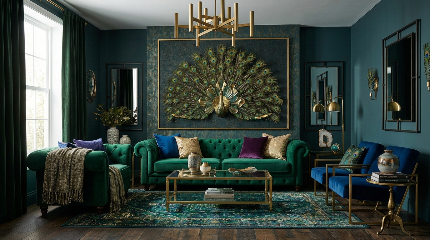 Finish by repeating your accent color in two or three places only